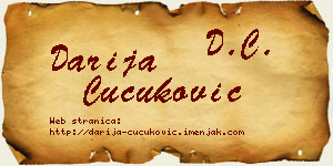 Darija Čučuković vizit kartica